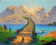 Jim Warren Fine Art Jim Warren Fine Art All Dogs Go to Heaven #3 